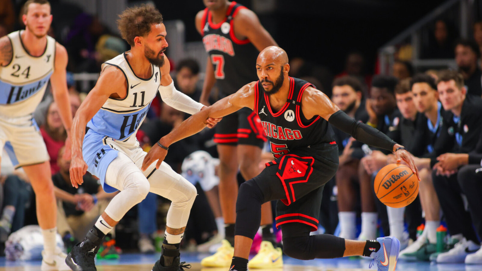 Bulls Blow 21Point Lead, Fall to Hawks in Stunning Collapse Yardbarker
