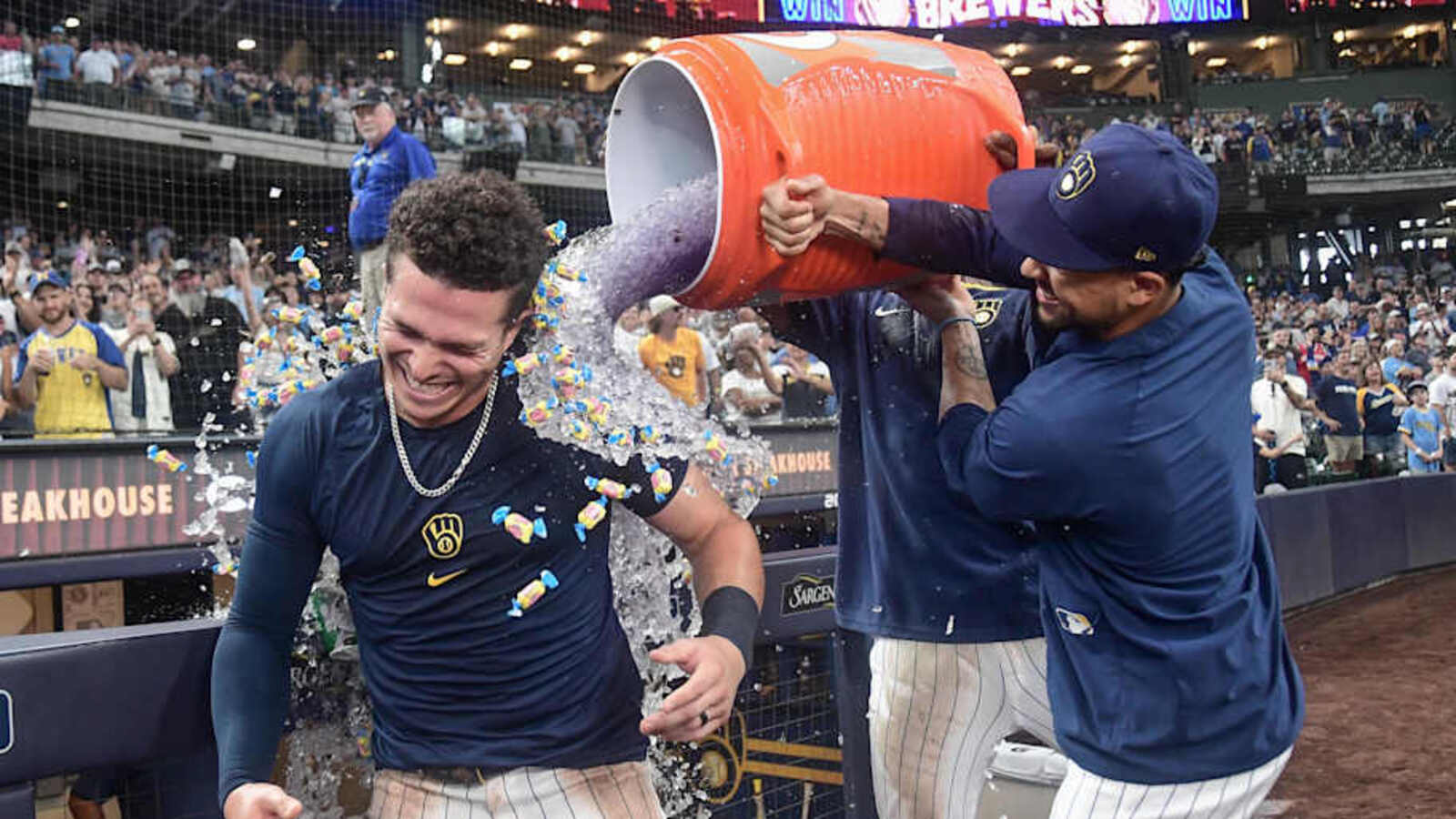 Milwaukee Brewers Rookie Matches Yasiel Puig With Historic Walk-Off Home Run