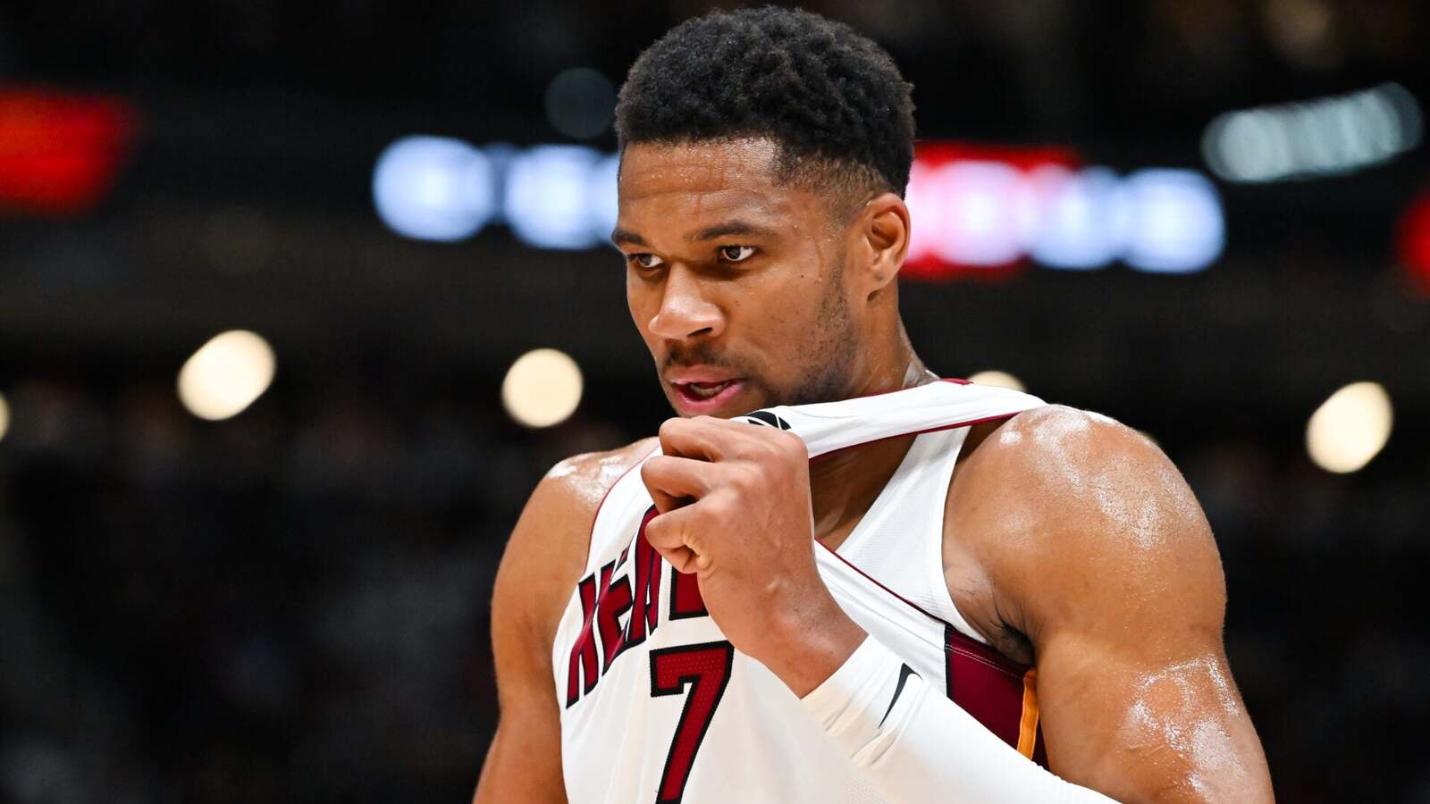 Giannis Antetokounmpo can’t believe how fast ‘incredible’ Miami Heat teammate is