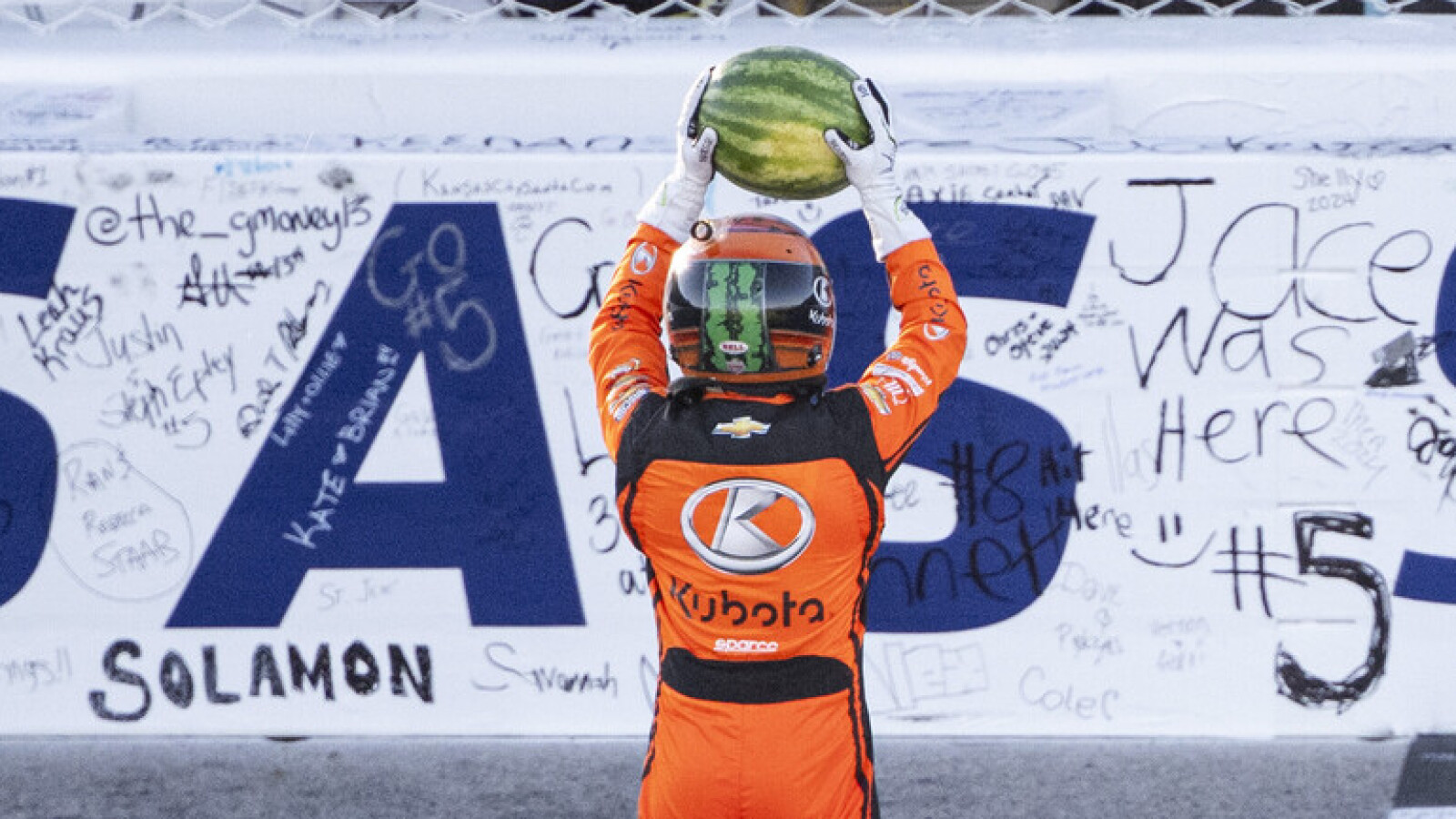 Watch NASCAR's Ross Chastain smashes watermelon after win Yardbarker
