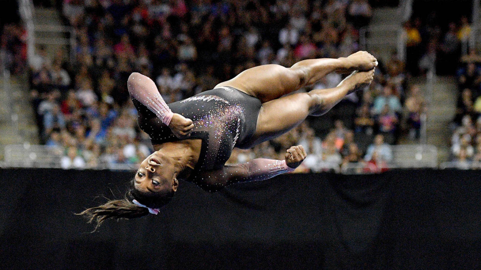 Watch Simone Biles' tripledouble is even better in extreme slow
