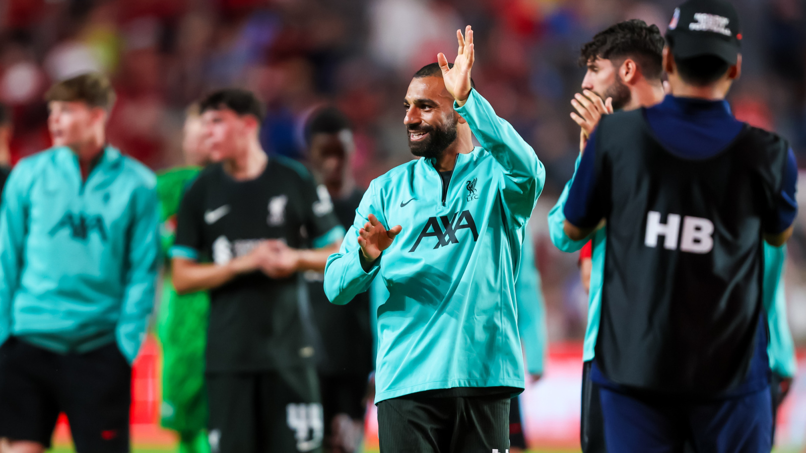 Salah speaks in media mix zone after Egypt’s AFCON opener