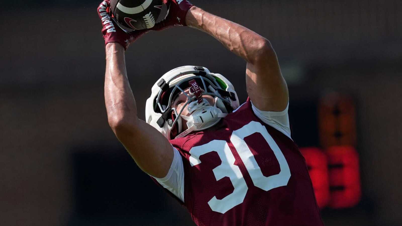 Alabama 6-foot-5 sophomore wide receiver among second-year players ...