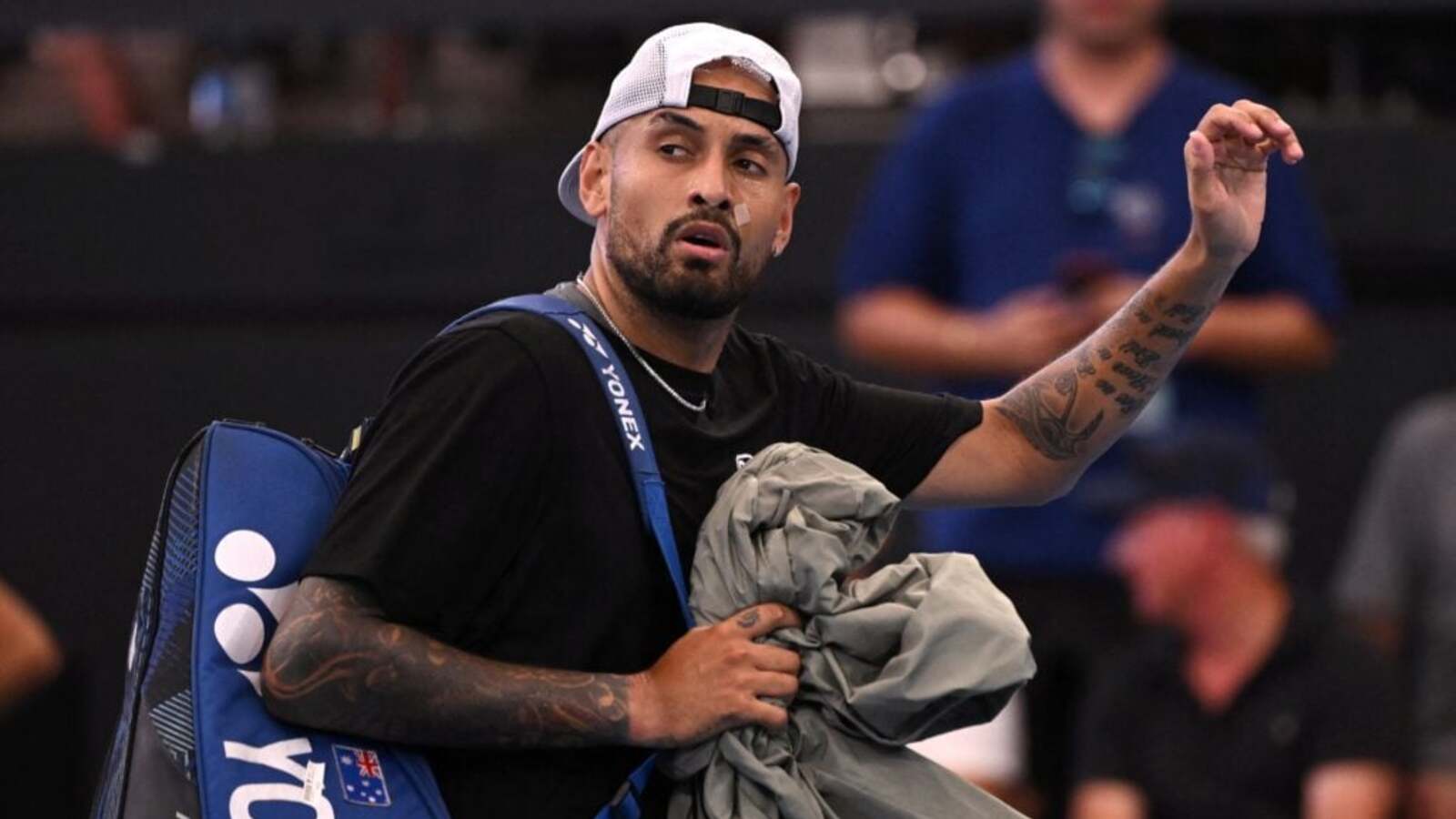 Nick Kyrgios reacts on Instagram after Kooyong Classic win
