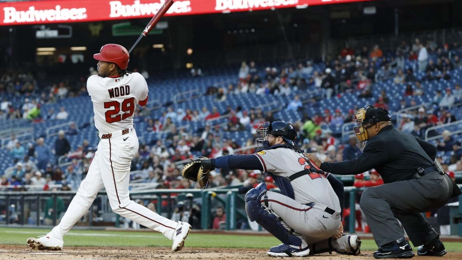 Luis Garcia Jr.'s 4-hit effort powers Nationals past Braves