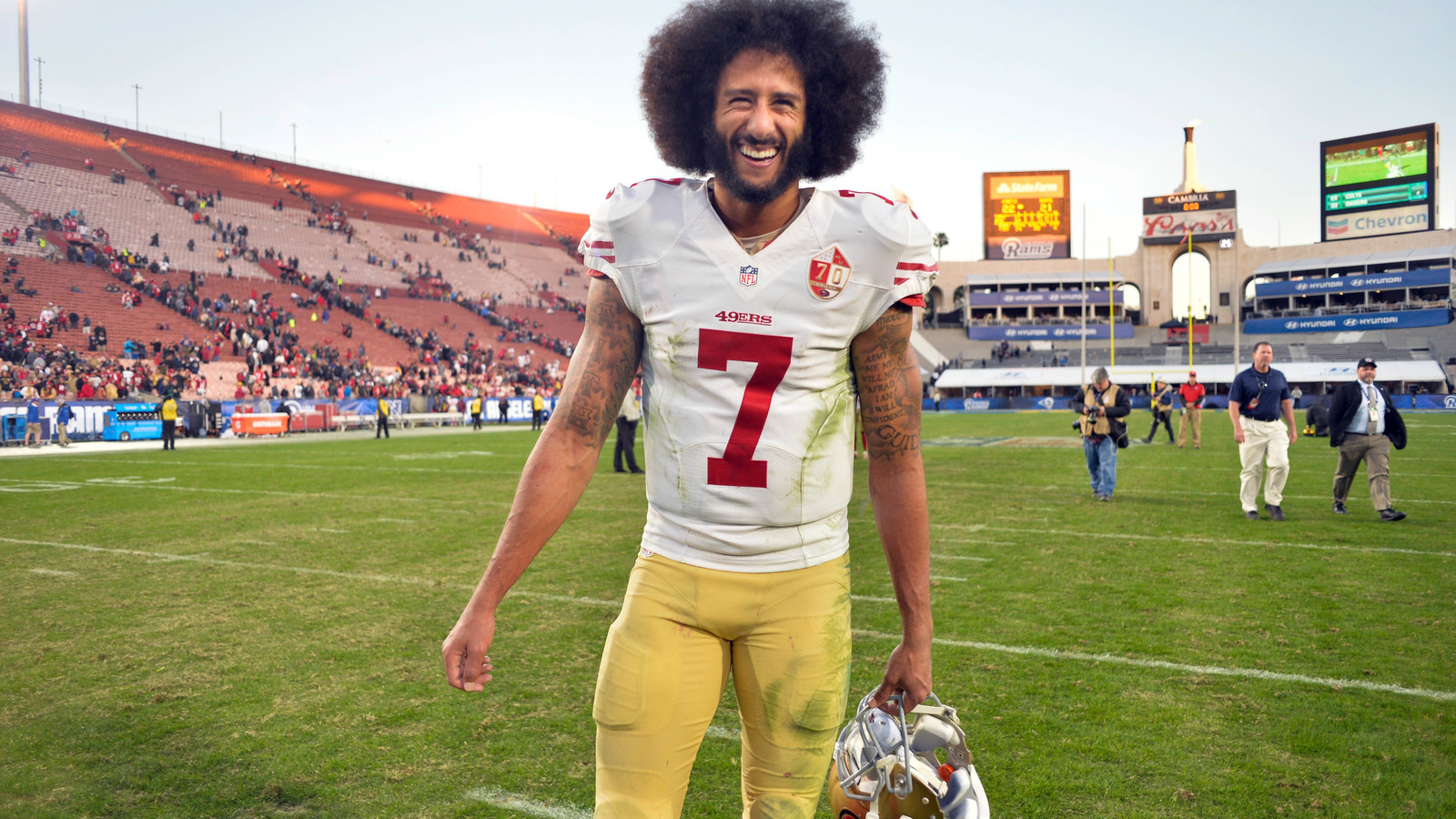The organization acknowledges Kaepernick's commitments. Robert Hanashiro-USA TODAY Sports