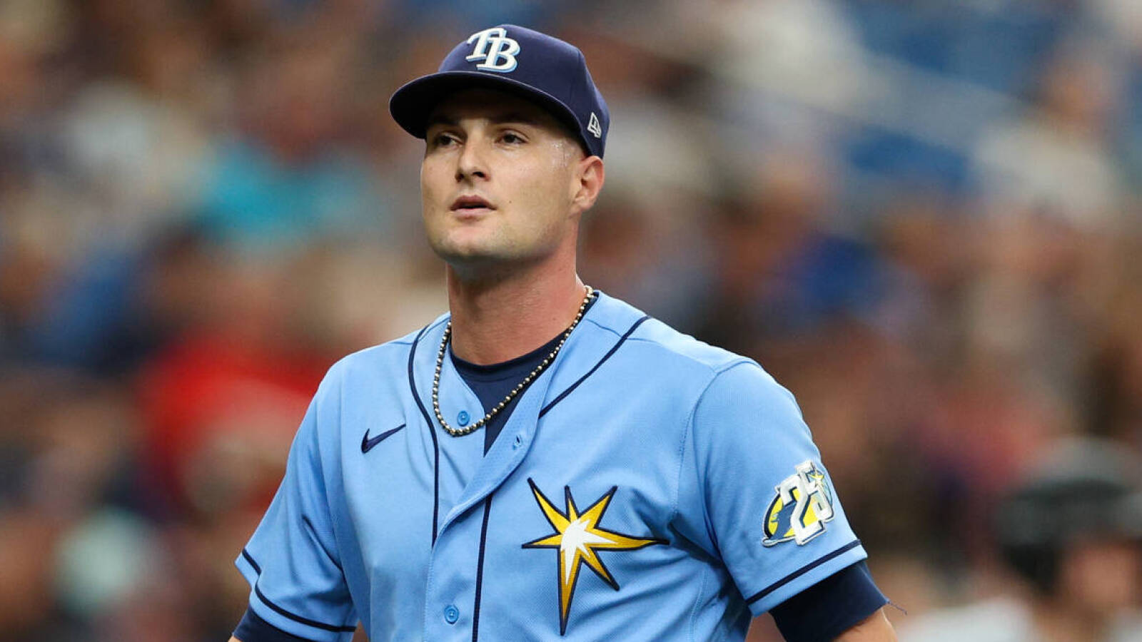 Rays lose starting pitcher to back injury Yardbarker