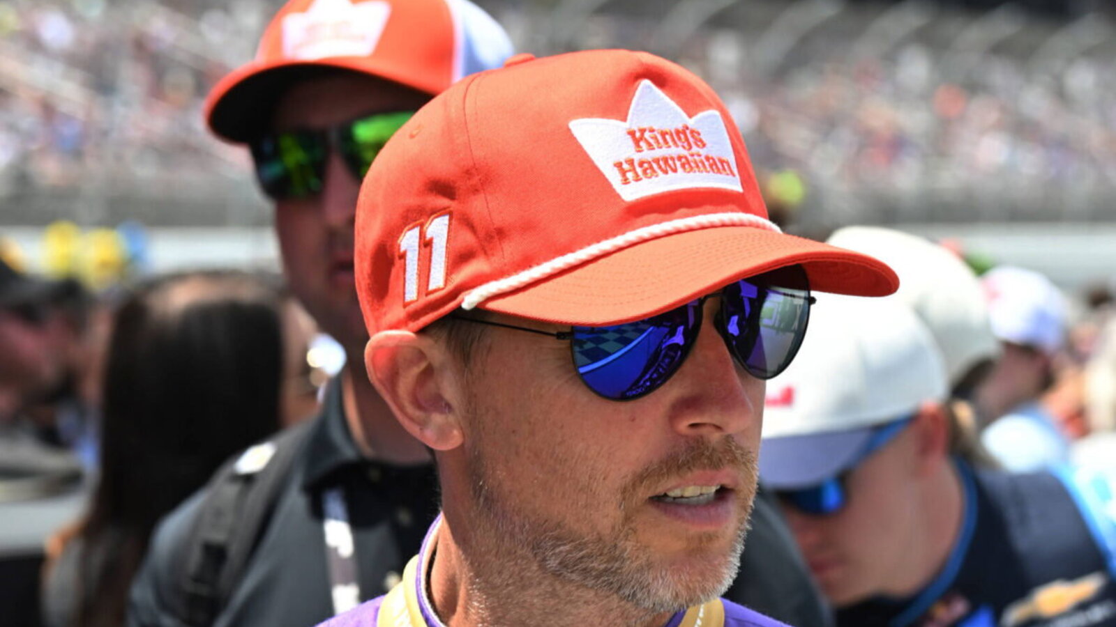 Denny Hamlin Faces Brake Issues at Iowa Race Amid NASCAR Rule Controversy