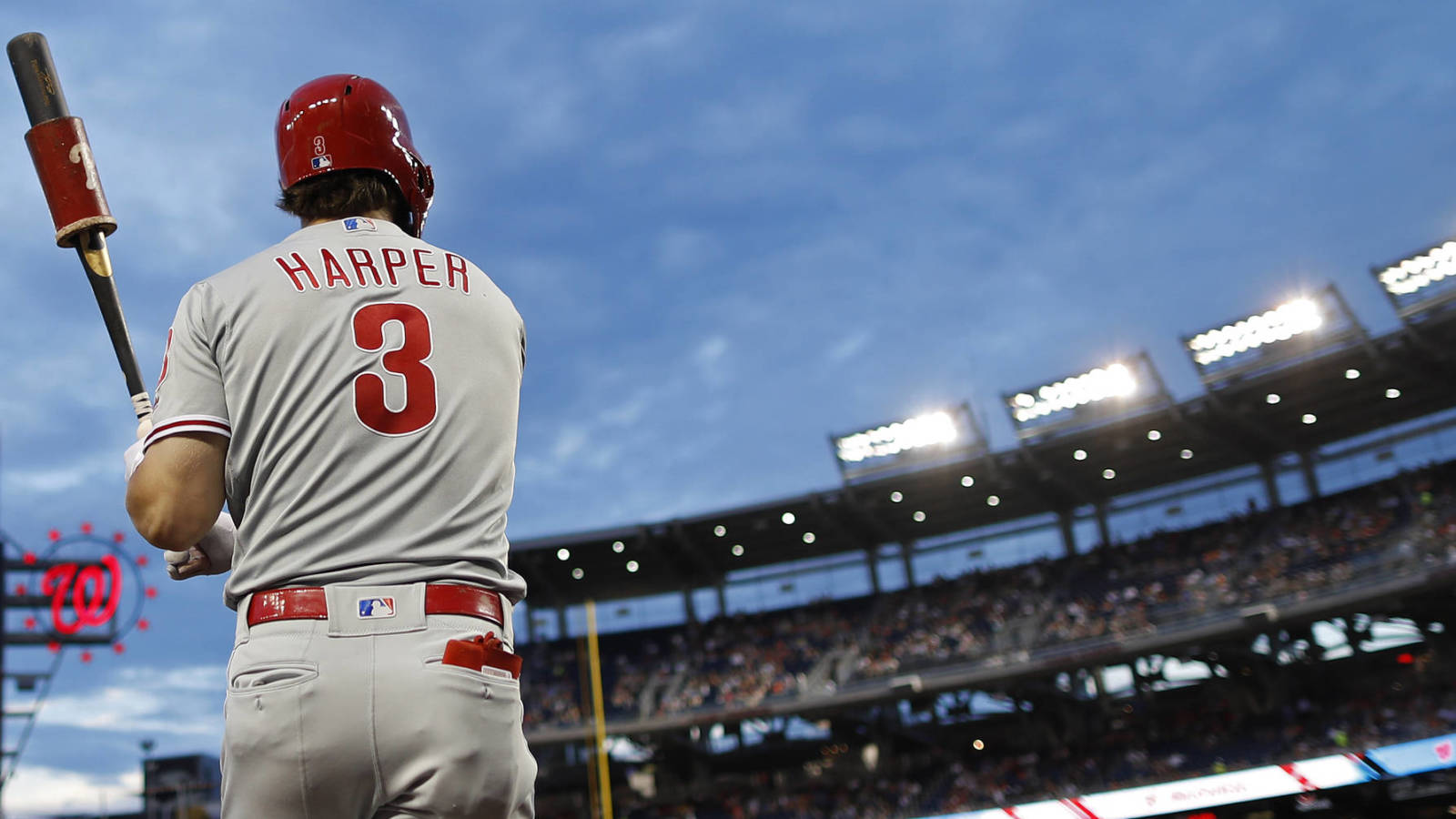 Phillies leave D.C. swept, but Bryce Harper still got to troll