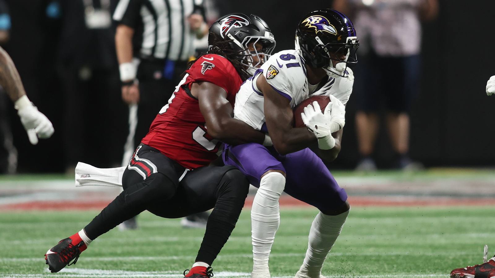 Falcons Player Stretchered Off The Field After Scary Injury vs. Bears