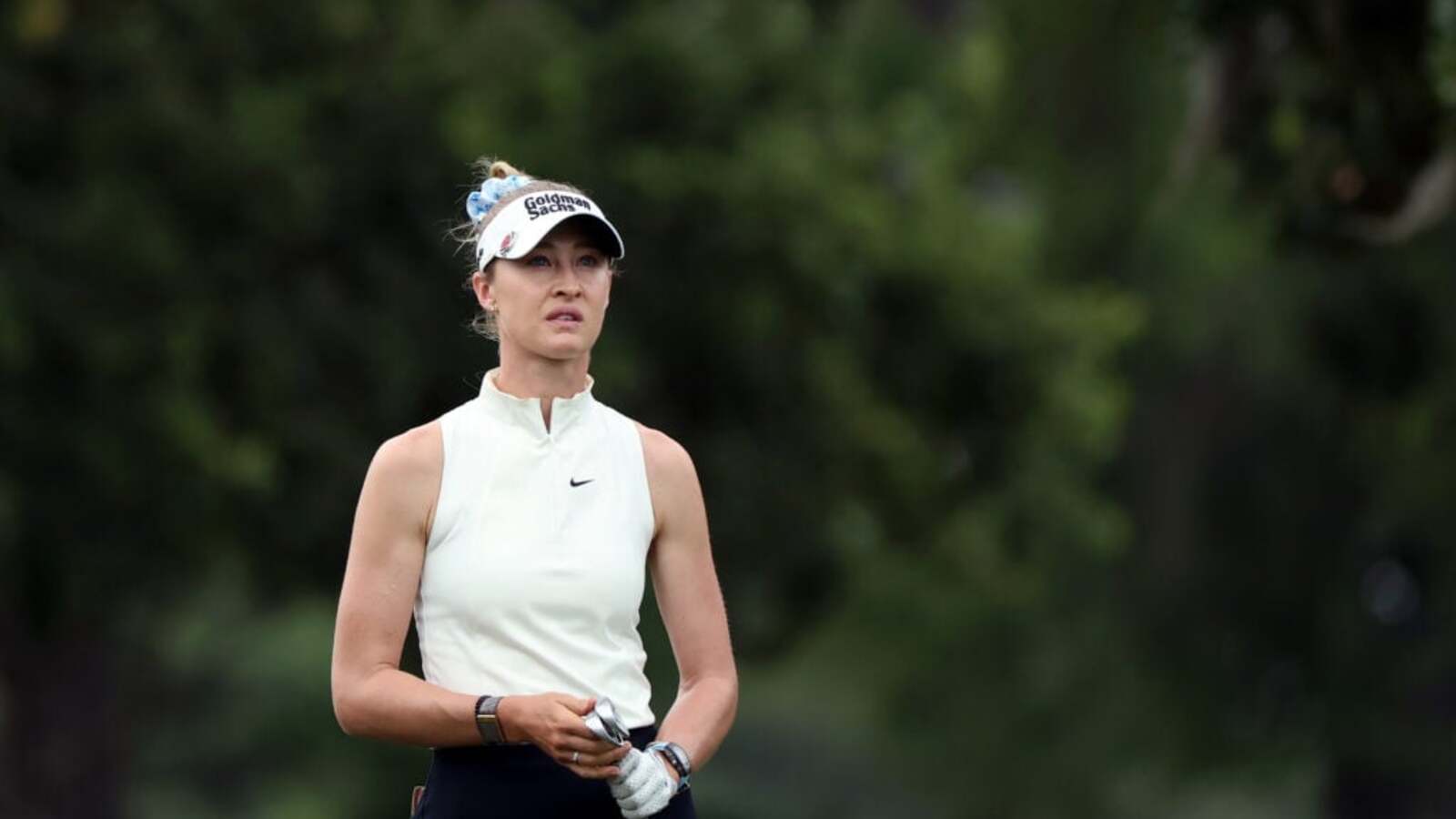 What Stacy Lewis said about Nelly Korda after entering the scoring tent on day two at The Chevron