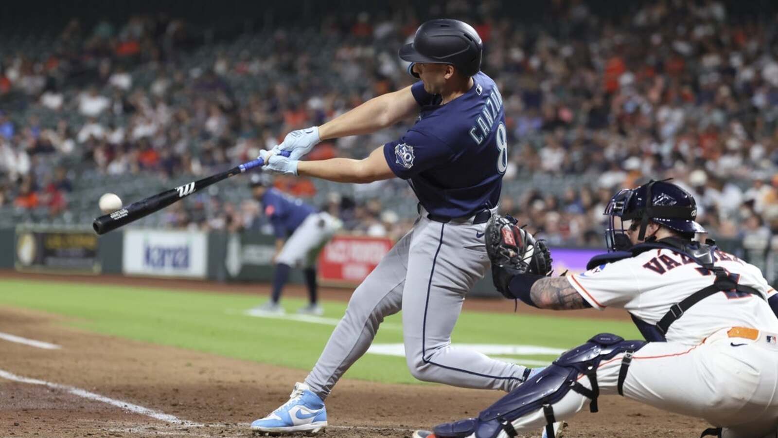 Dominic Canzone's slam backs Bryan Woo as M's rout Astros | Yardbarker
