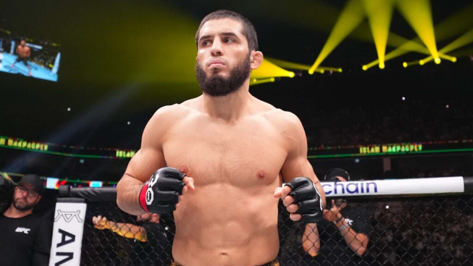 Islam Makhachev ‘invents new choke’ during training session ahead of UFC comeback