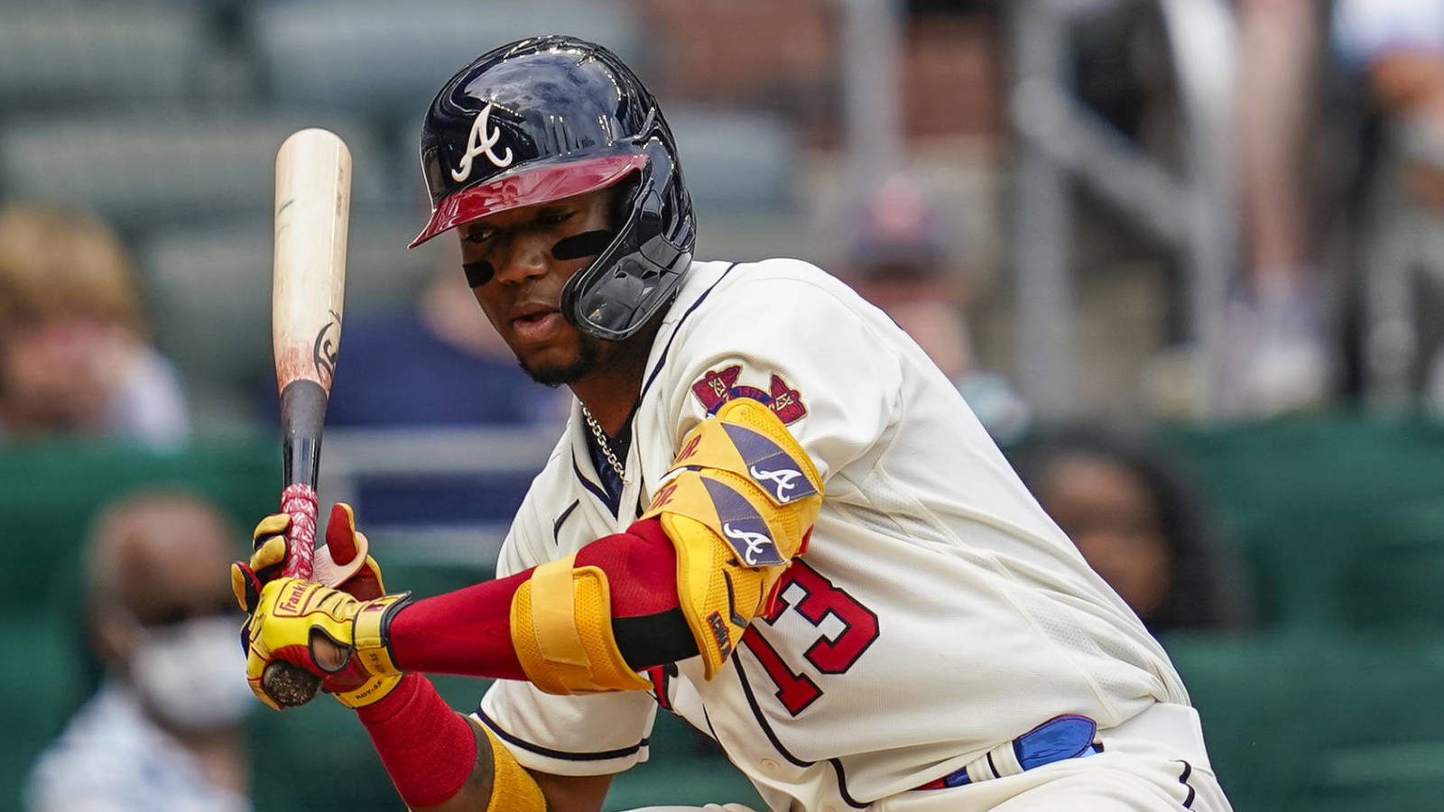 Braves star Ronald Acuna Jr. exits game vs. Marlins with pectoral tightness