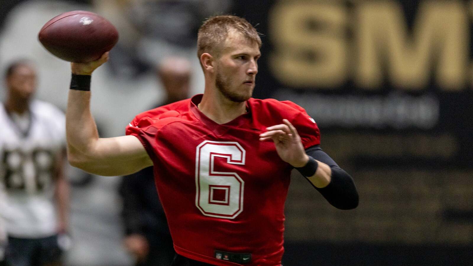 Saints QB Tyler Shough is already putting in extra work for his offense days before the 2026 NFL Draft
