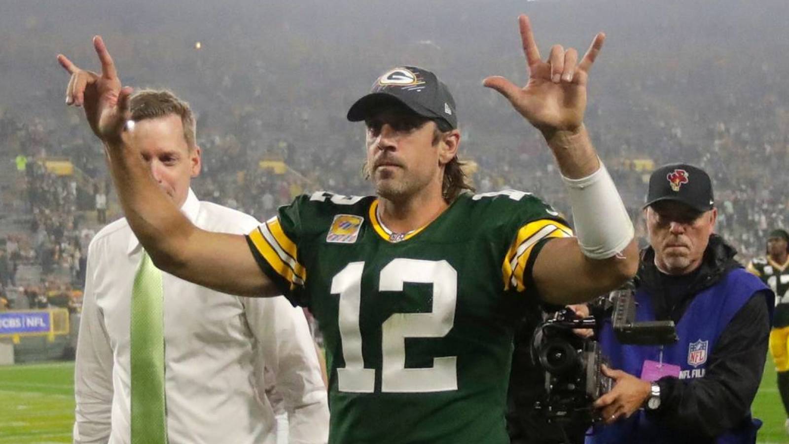Aaron Rodgers to Bears fans: 'I still own you'