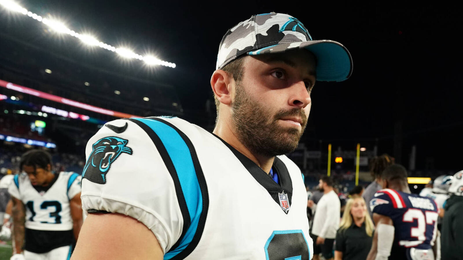 baker mayfield jersey panthers
