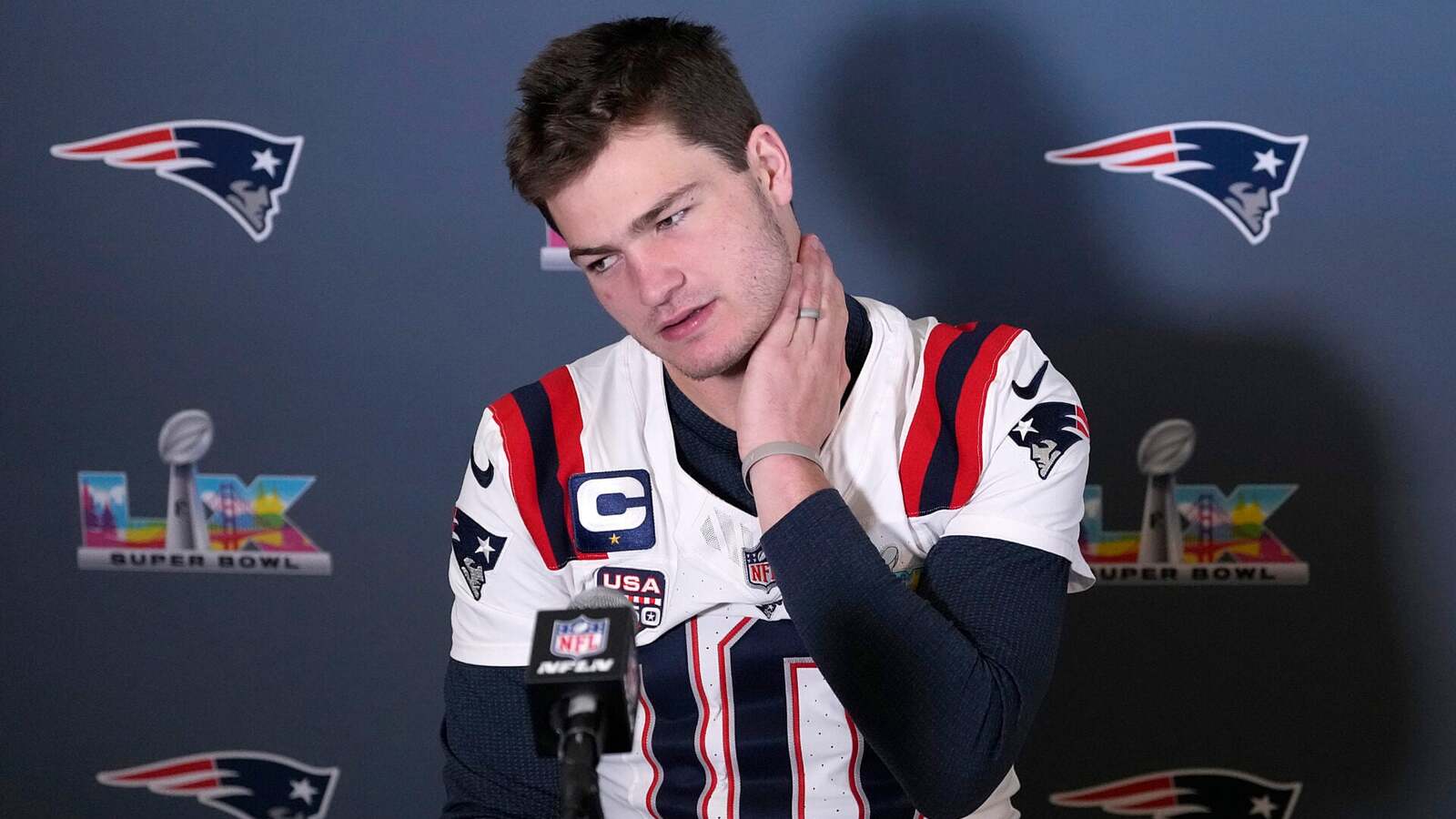 Skip Bayless shares new nickname for Drake Maye after abysmal Patriots ...