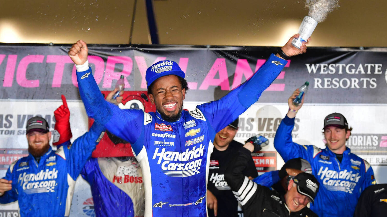 Rajah Caruth races to Truck Series win in Las Vegas