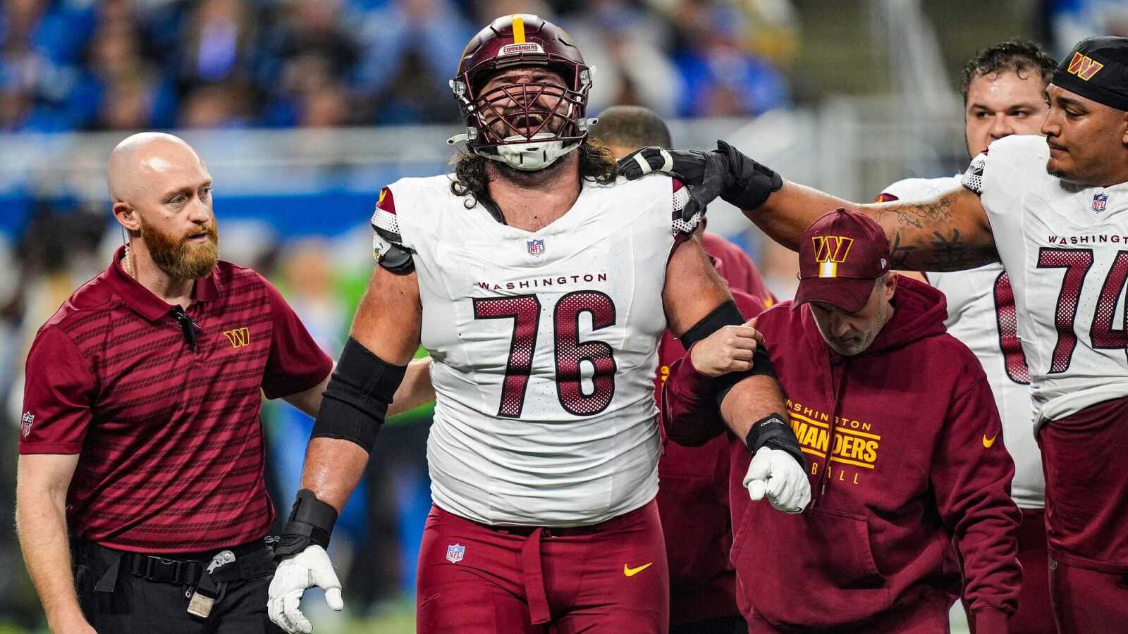 Commanders Placed OL Samuel Cosmi On IR | Yardbarker