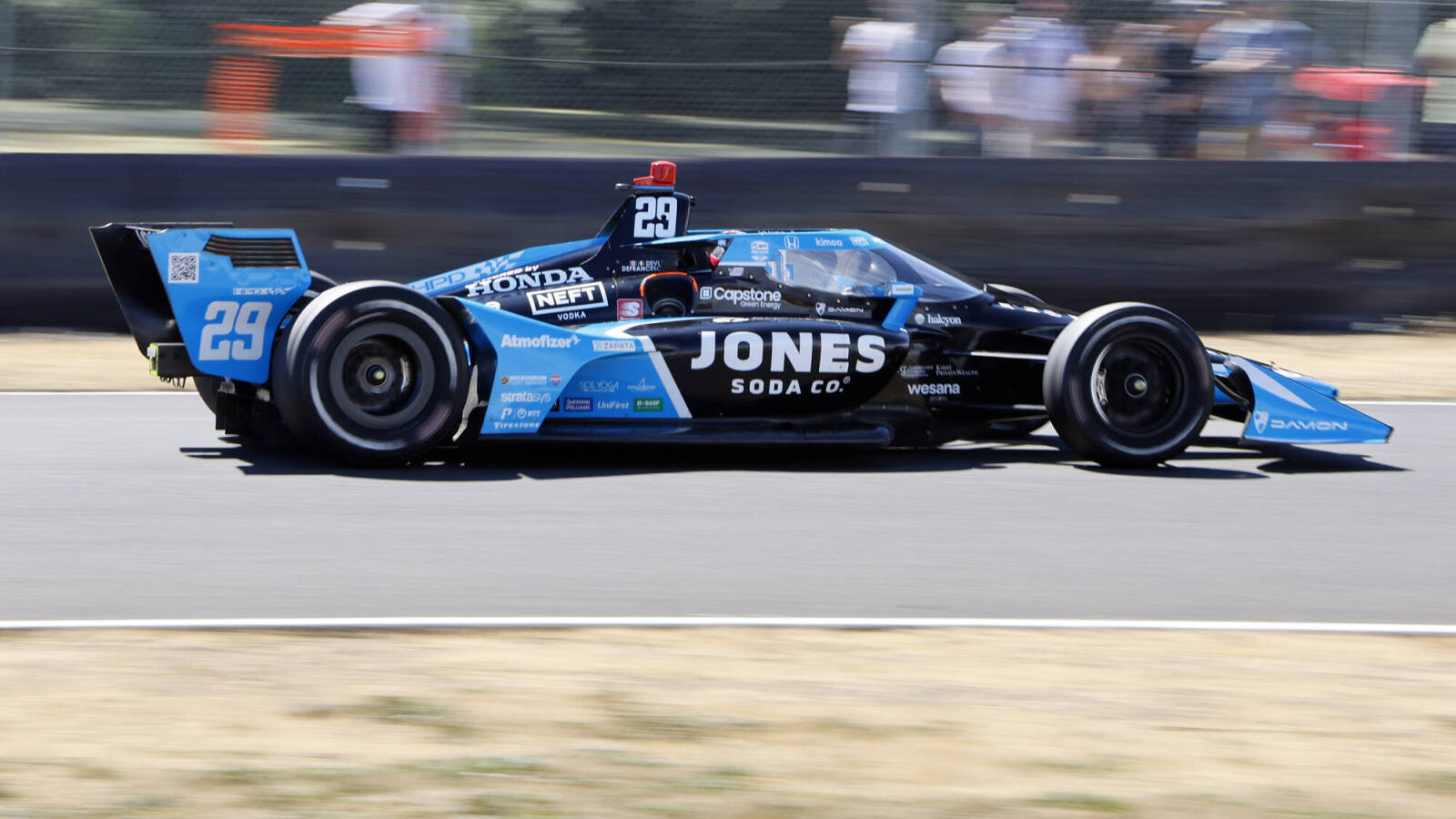 DeFrancesco sent airborne during crash in IndyCar opener - Vimarsana News