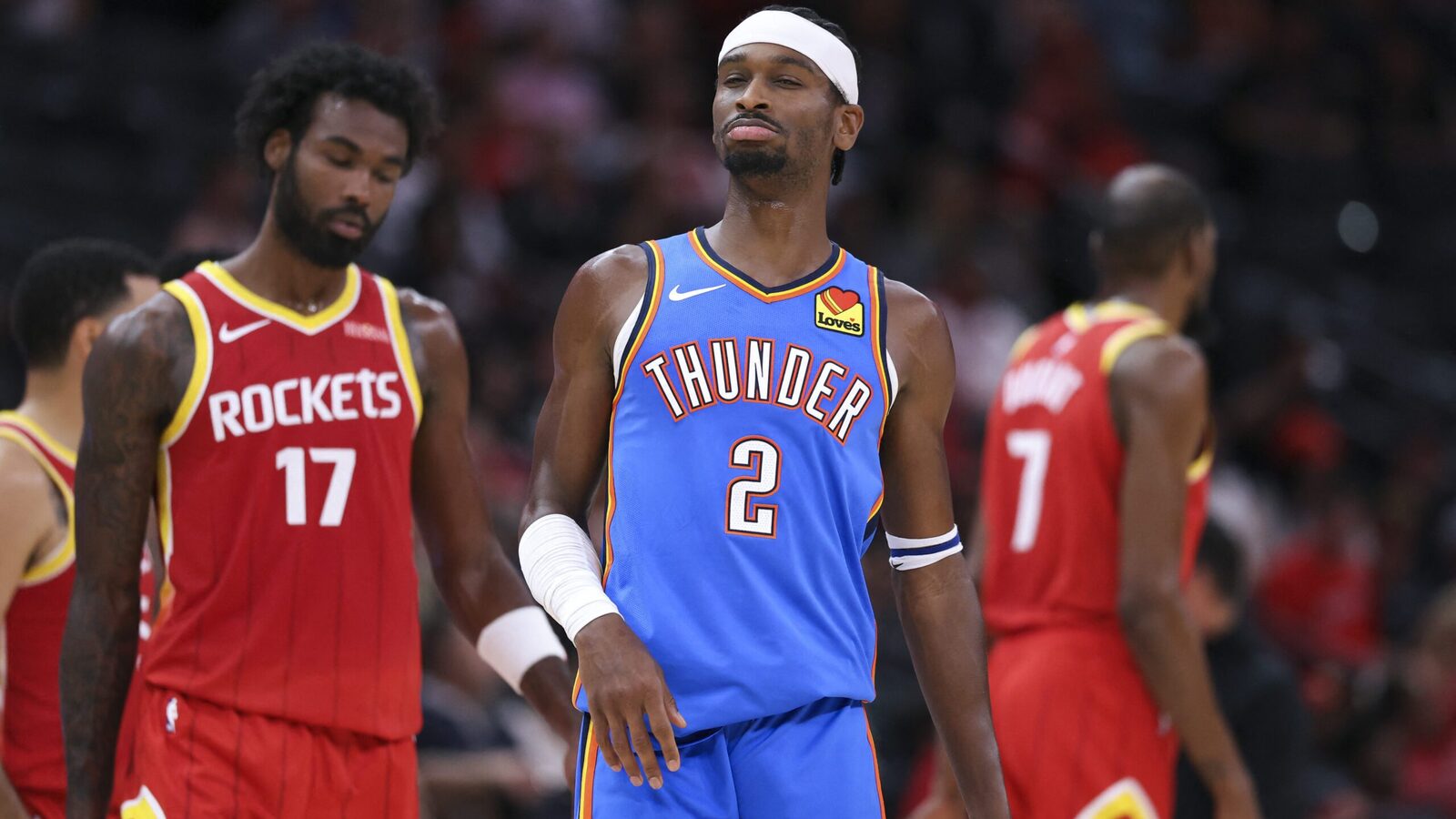 Thunder Player Ratings: SGA’s 17 Points Goes To Waste In Blowout Loss Against Rockets
