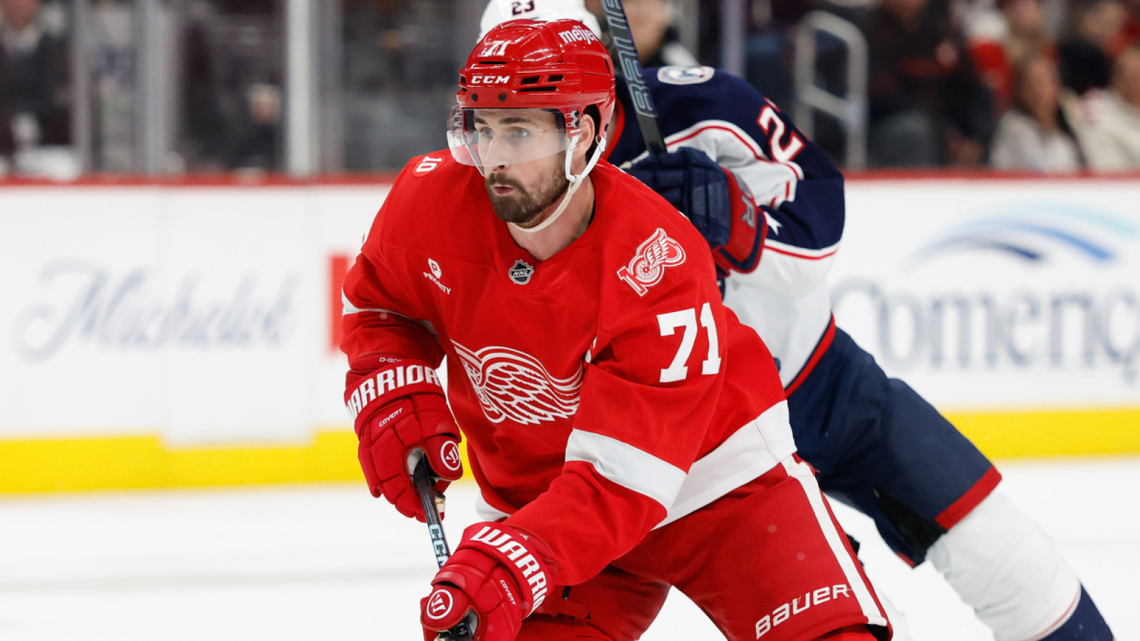 Dylan Larkin Shines in Season Debut as Red Wings Defeat Senators