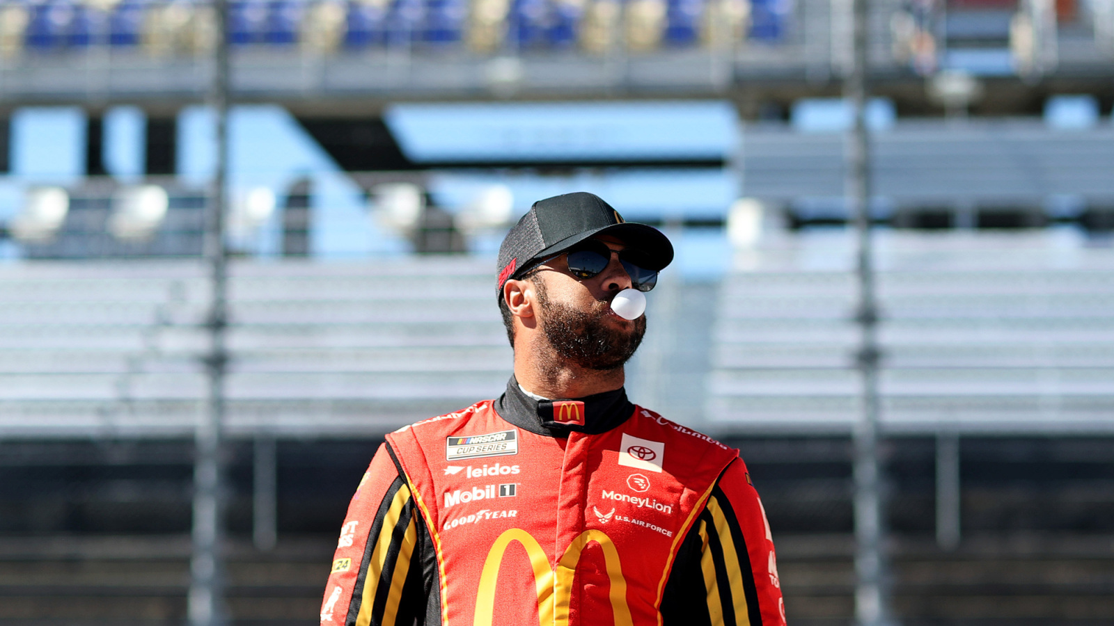 Frustrated Bubba Wallace on Iowa repave: ‘Gonna be like a Denny Hamlin ...