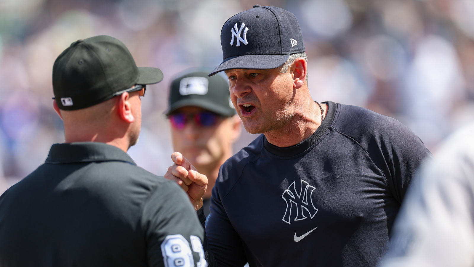 Watch: Aaron Boone ejected after controversial Aaron Choose ruling