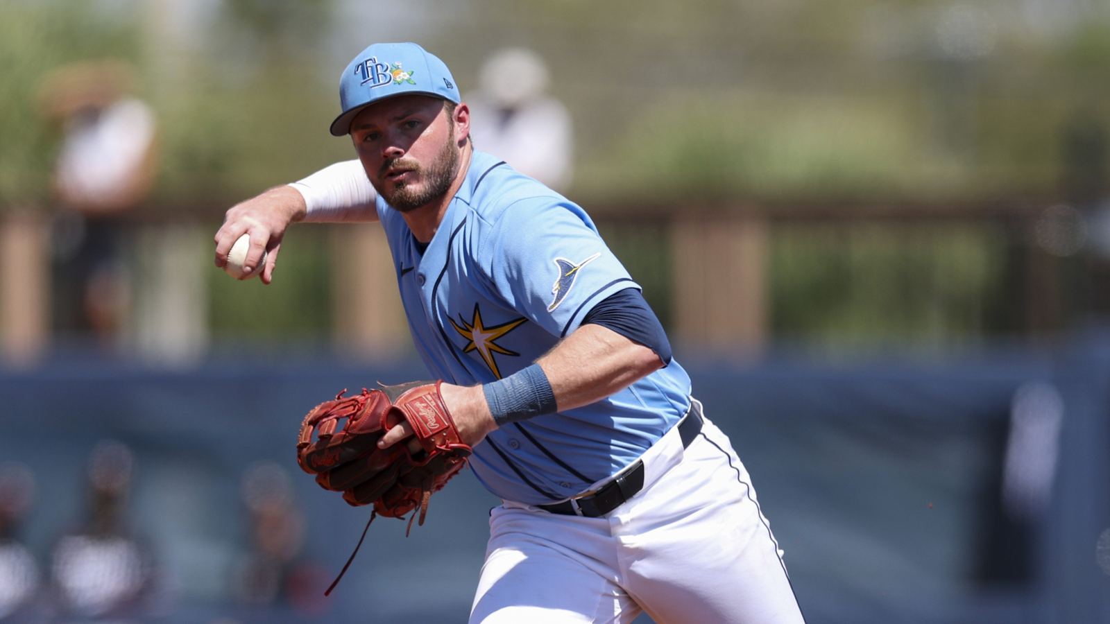 Rays' Gavin Lux to begin season on IL due to a right shoulder ...