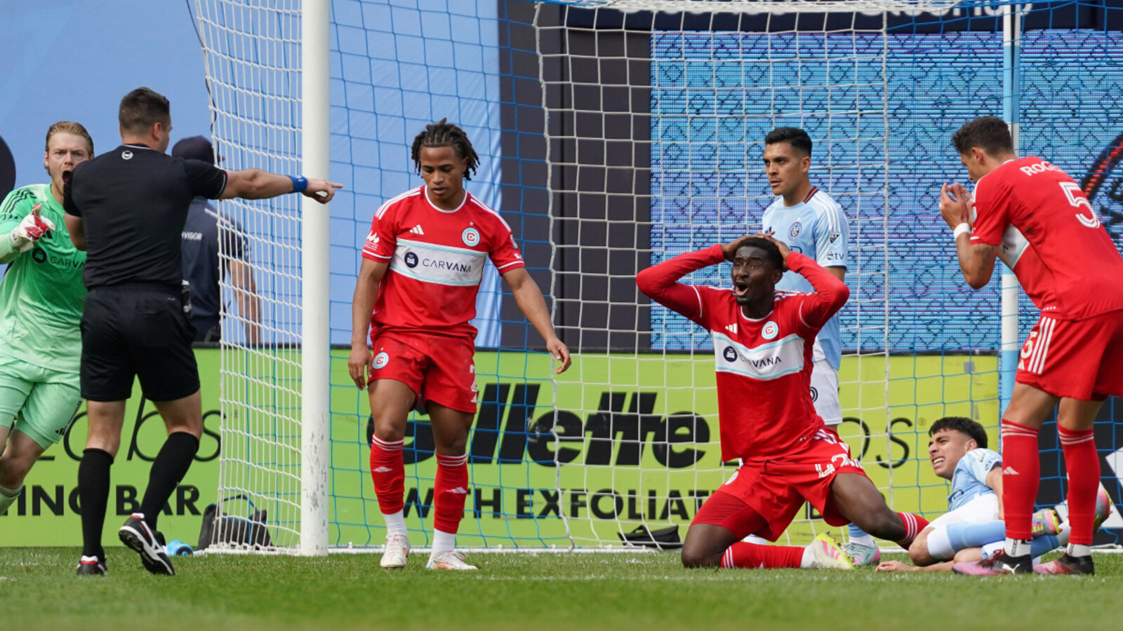 Chicago Fire Falter After First Half Red Card, Lose 3-1 to NYCFC ...