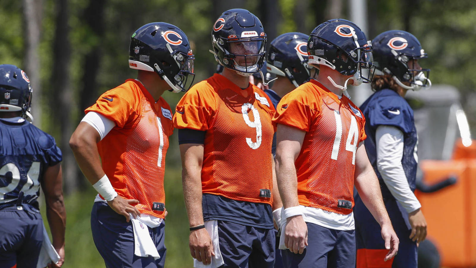 Bears HC Matt Nagy: 'All three' QBs 'into consideration' to begin vs. Lions