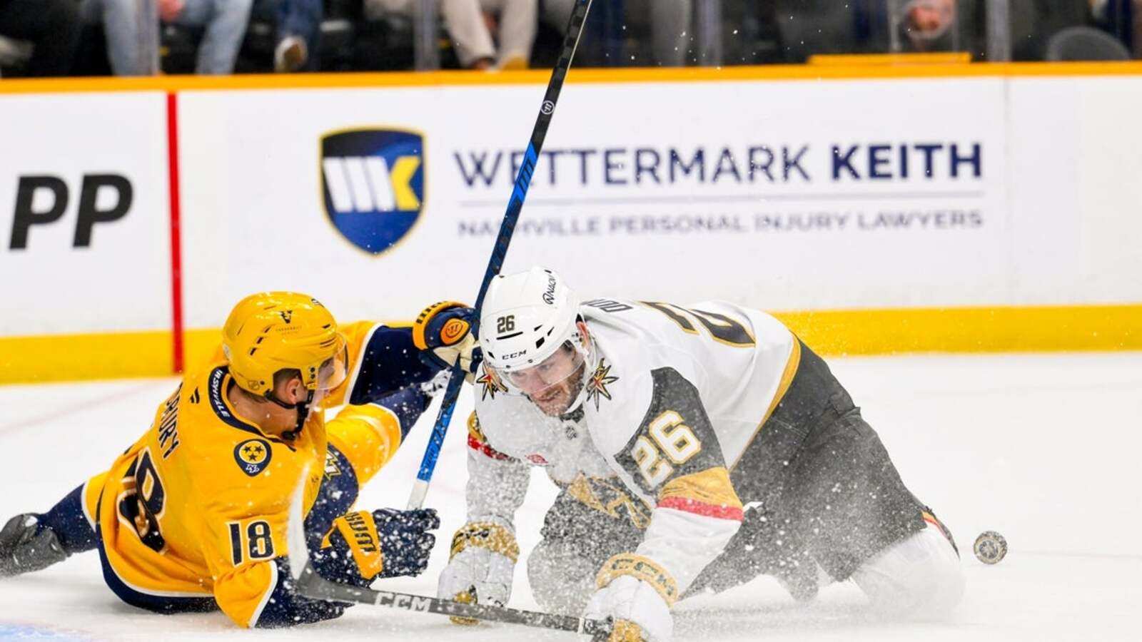 Golden Knights stay hot, pull away from Predators