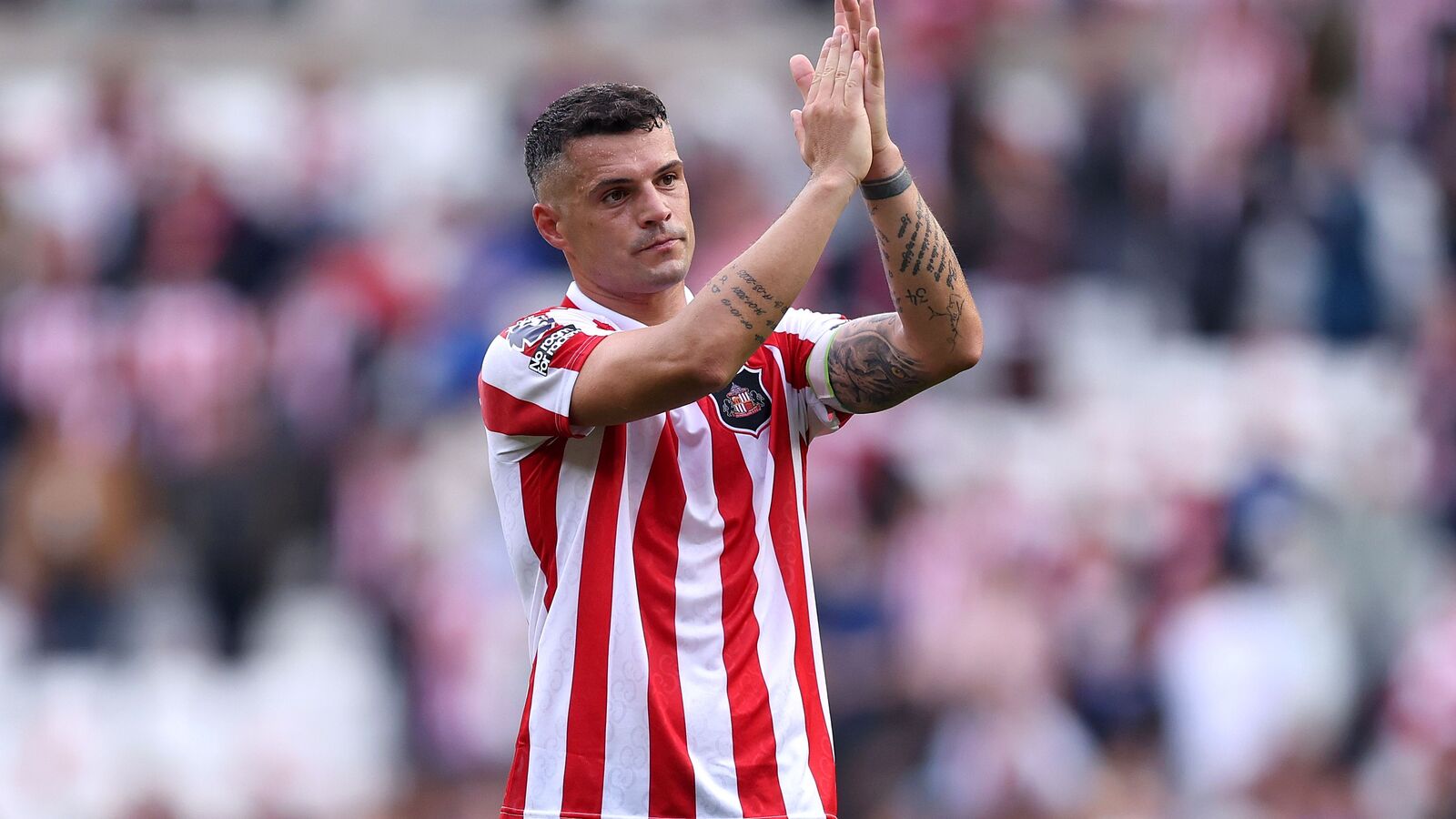 'The small Arsene Wenger' - Ex-Arsenal star Granit Xhaka heaps ultimate praise on Sunderland boss Regis Le Bris ahead of massive Gunners reunion