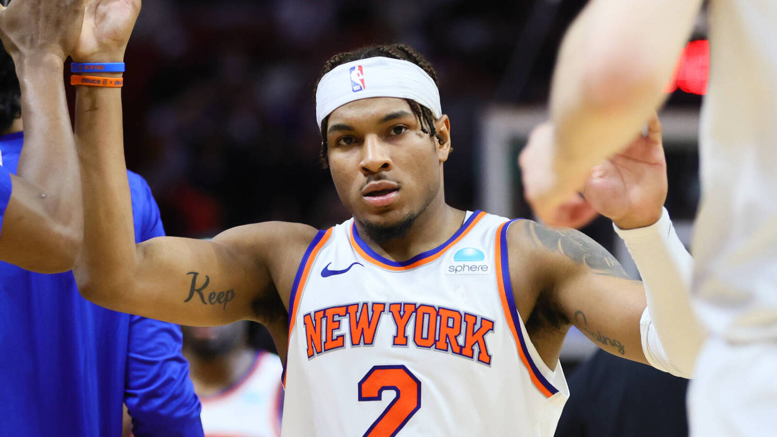 Watch Miles McBride catches fire from threepoint range Yardbarker