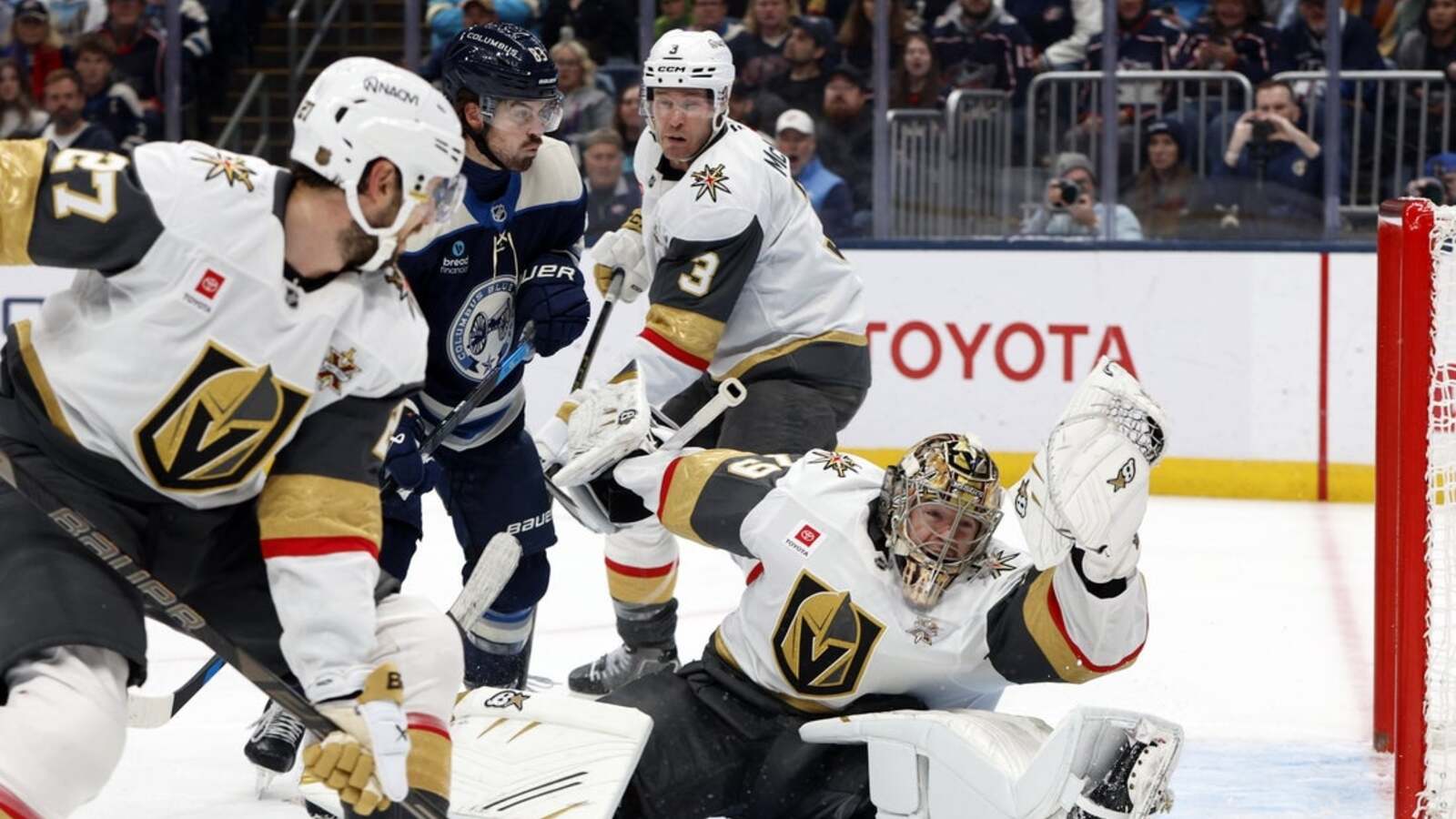Adam Fantilli nets OT winner, Blue Jackets edge Golden Knights