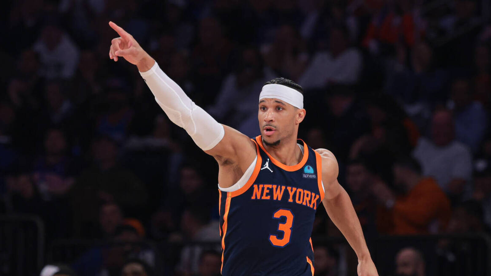 Watch: Knicks’ Josh Hart shows off three-point range