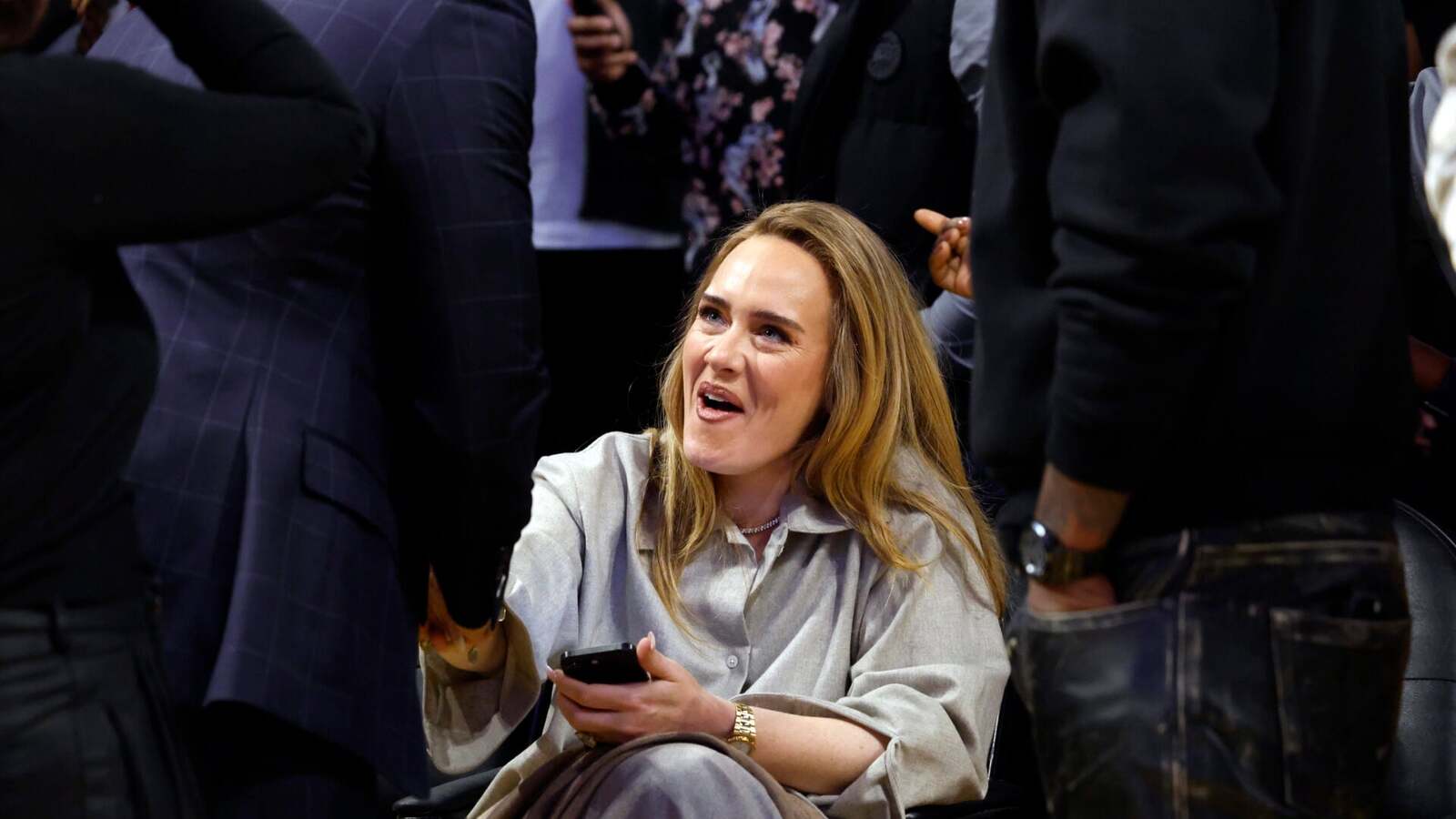 Adele wears England jersey with centre-back’s name on the back to Bad Bunny concert in London