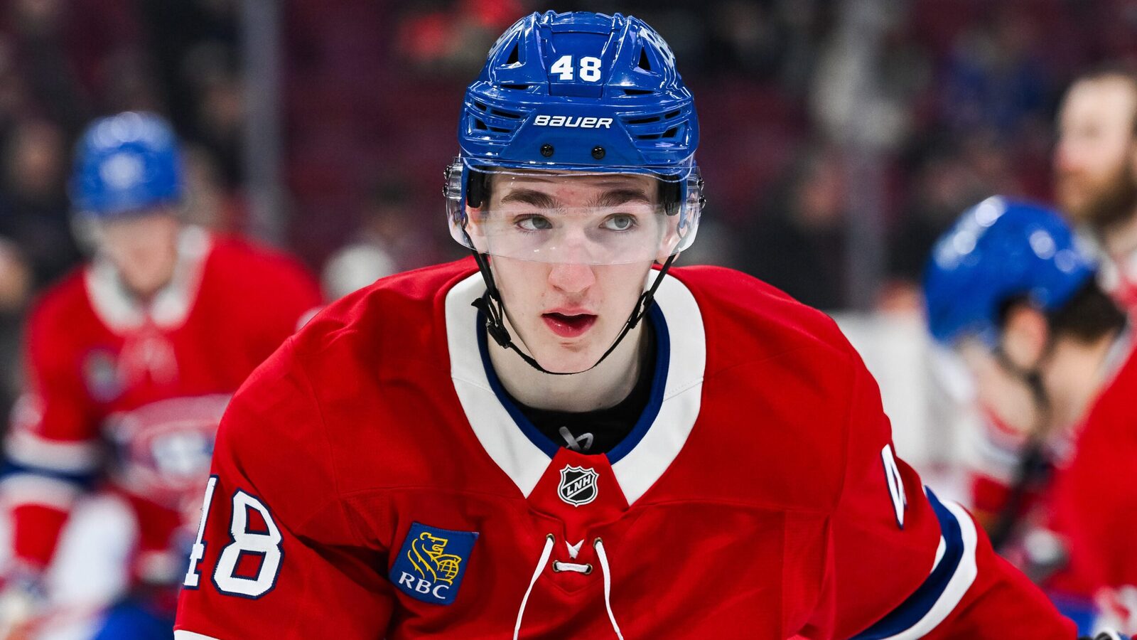 Montreal Canadiens defenseman Lane Hutson Jan 19, 2025; Montreal, Quebec, CAN; Montreal Canadiens defenseman Lane Hutson (48) looks on during warm-up before the game against the New York Rangers at Bell Centre. Mandatory Credit: David Kirouac-Imagn Images An audit of our bold predictions for the 2024-25 NHL season Originally posted on Daily Faceoff | By Frank Seravalli | Last updated Apr 15, 2025 1:58 PM ET