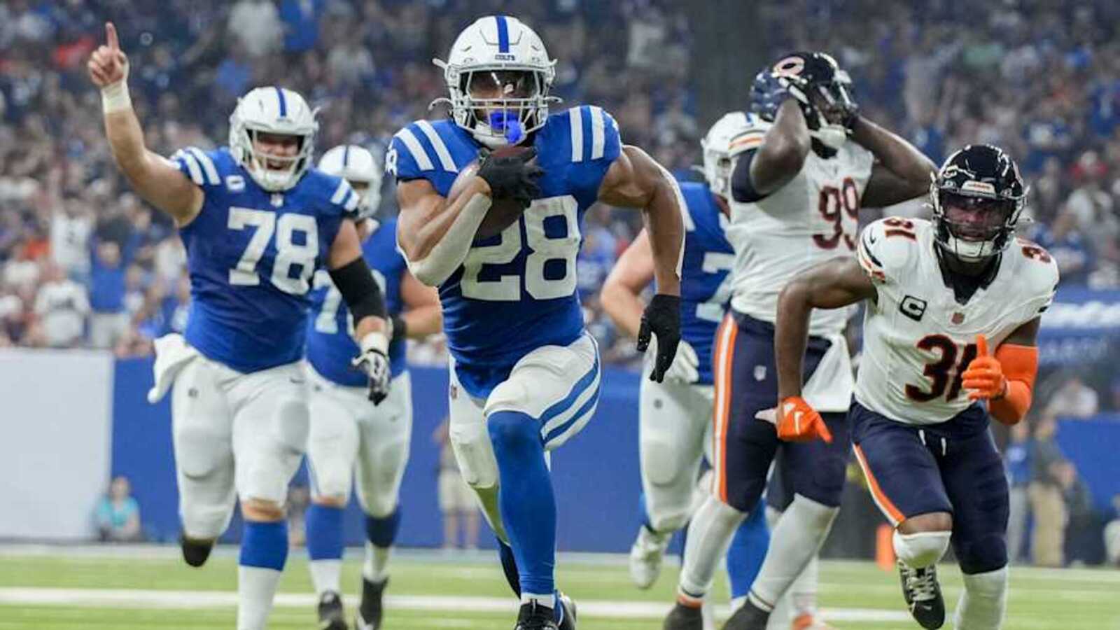 Jonathan Taylor Carries Colts to Victory Over Bears Film Yardbarker