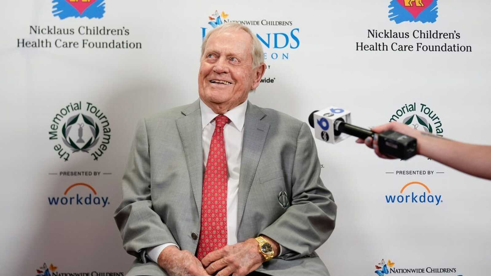 Jack Nicklaus says reuniting men’s golf ‘above my pay grade’