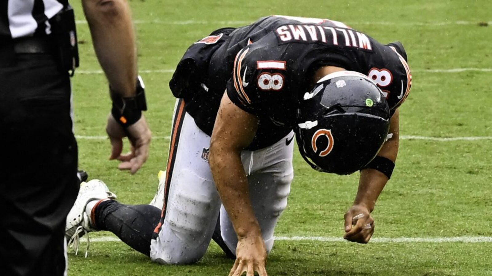 Colin Cowherd addresses Caleb Williams’ emotional reaction to injury
