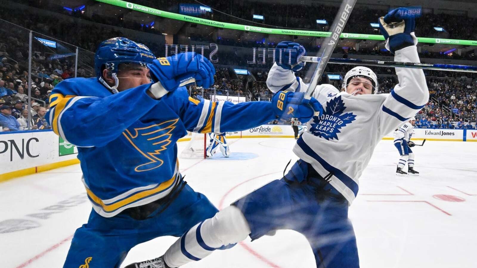 Blues D Logan Mailloux out 8 weeks after injuring hand in fight