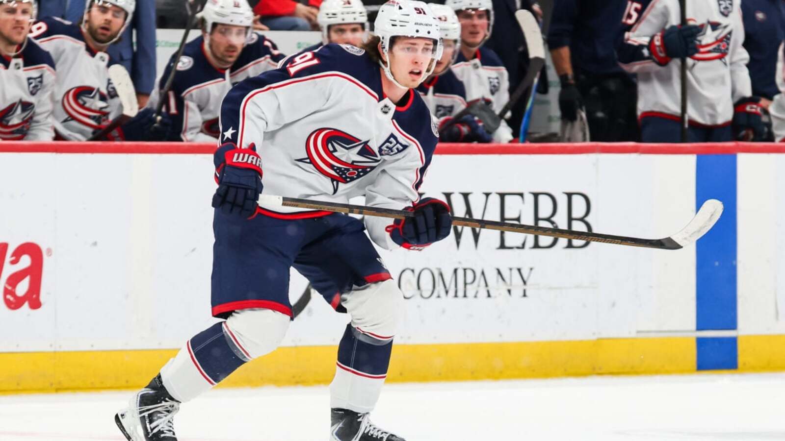 Blue Jackets’ Kent Johnson on Bowness’ Honesty, Coming In Lighter & Feeling 100% Again