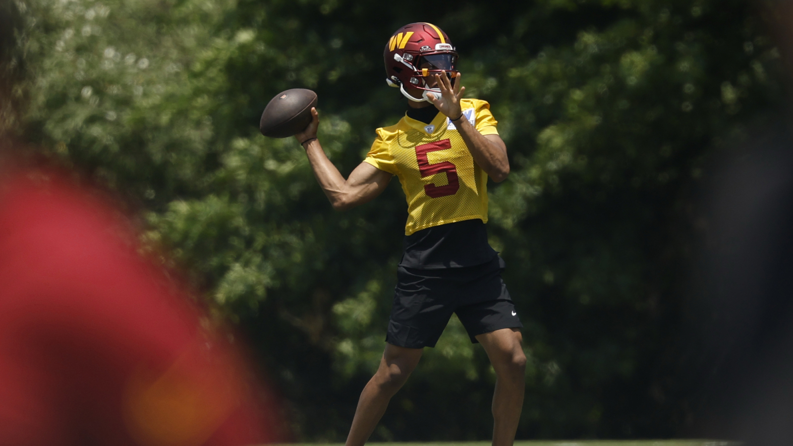 Jayden Daniels Jokes That Deebo Samuel’s Addition Will Give His Stat ...