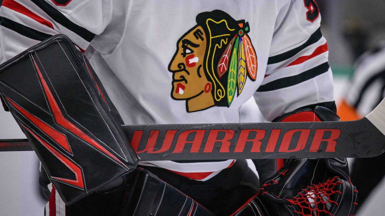 Chicago Blackhawks вратарский шлем