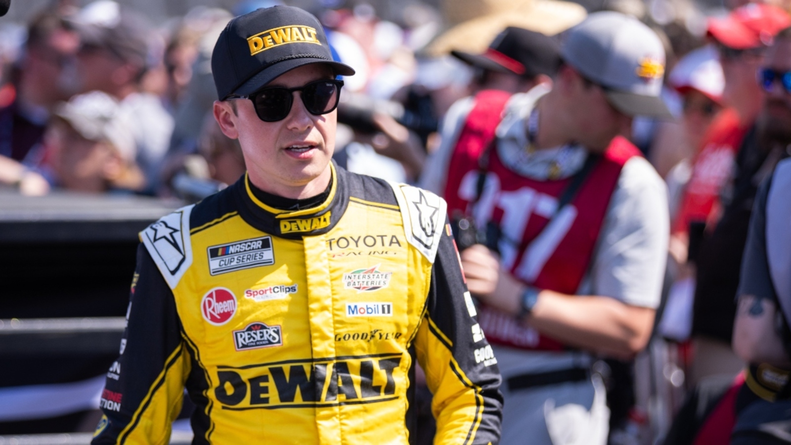 Christopher Bell hit with costly speeding penalty, goes for spin laps later during NASCAR Cup race at Bristol