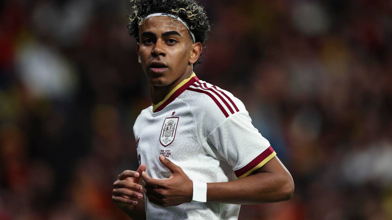 Why didn't Lamine Yamal play for Spain vs. Iraq?