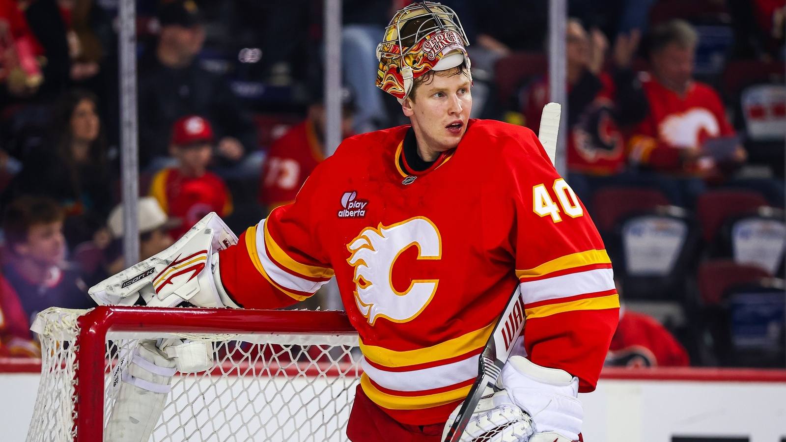 Scenes from practice: Flames prospects hit the ice for training camp