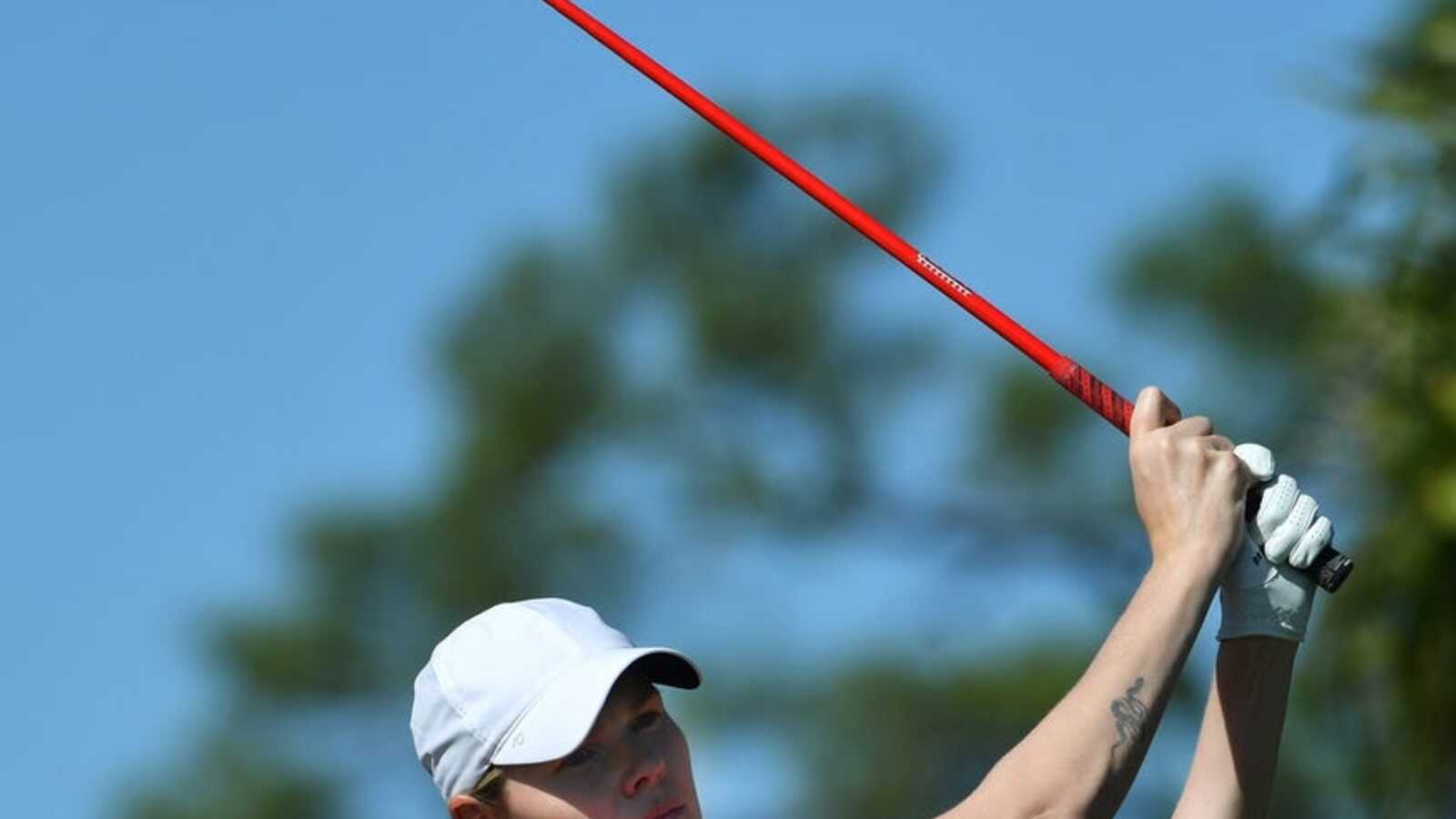 Maude-Aimee LeBlanc grabs lead at Seri Pak Championship